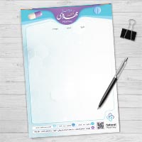 طرح لایه باز سربرگ داروخانه و دراگ استور PSD